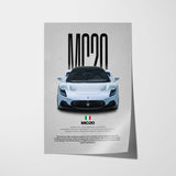 MC20 Car Poster