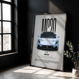 MC20 Car Poster