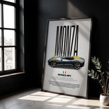 Monza SP1 Car Poster