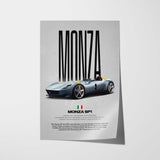 Monza SP1 Car Poster