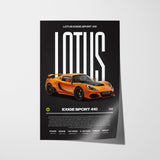 Lotus Exige Sport Poster