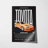 Toyota Supra MK4 Poster