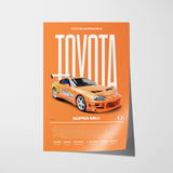 Toyota Supra MK4 Poster