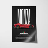 Monza SP2 Car Poster