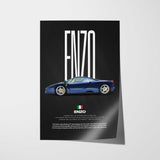 Enzo Car Poster