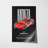 Monza SP2 Car Poster