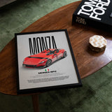 Monza SP2 Car Poster