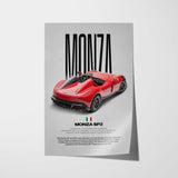 Monza SP2 Car Poster