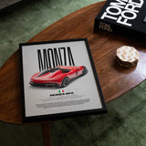 Monza SP2 Car Poster