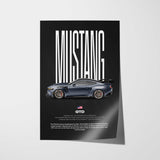 Mustang GTD Car Poster