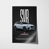 F-Pace SVR Car Poster