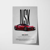 NSX Car Poster