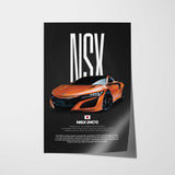 NSX Car Poster