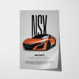NSX Car Poster
