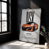 NSX Car Poster