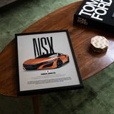 NSX Car Poster