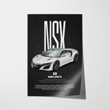 NSX Car Poster