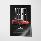 488 GTB Car Poster