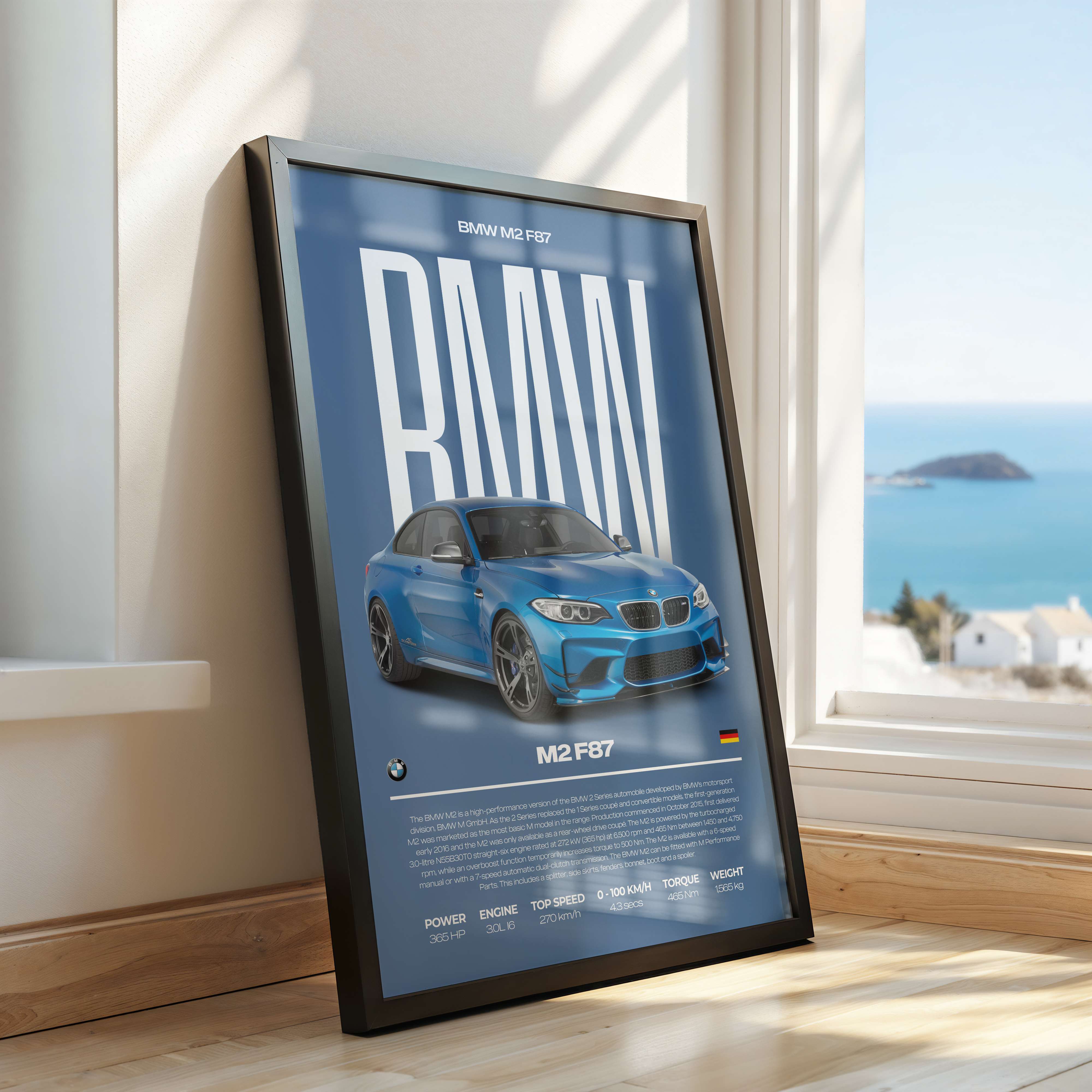 BMW M2 F87 Poster