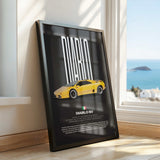 Diablo SV Car Poster