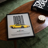 Diablo SV lIGHT Car Poster