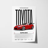 Toyota Supra MK4 Poster