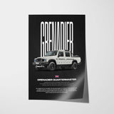 Grenadier Quartermaster Car Poster