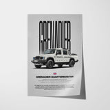 Grenadier Quartermaster Car Poster