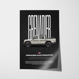Grenadier Quartermaster Car Poster