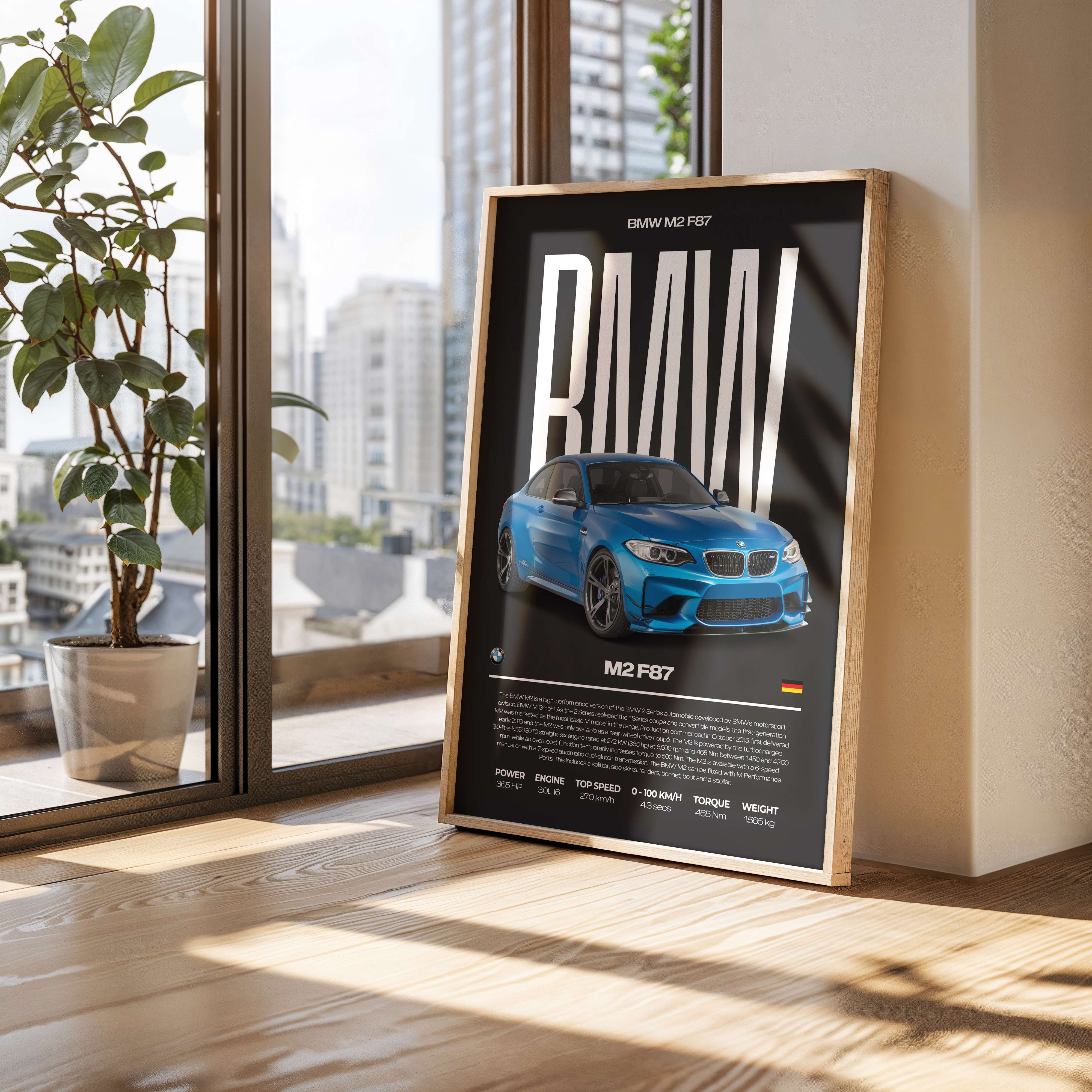 BMW M2 F87 Poster