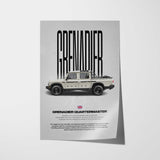 Grenadier Quartermaster Car Poster