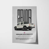 Grenadier Quartermaster Car Poster