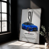 XE SV Project 8 Car Poster