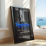 XE SV Project 8 Car Poster