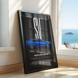 XE SV Project 8 Car Poster