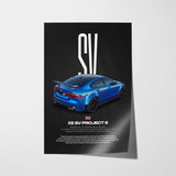 XE SV Project 8 Car Poster