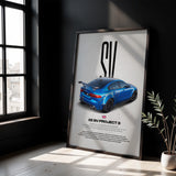 XE SV Project 8 Car Poster