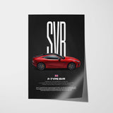 F-Type SVR Car Poster