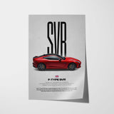 F-Type SVR Car Poster