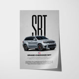 Grand Cherokee SRT Car Poster
