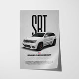 Grand Cherokee SRT Car Poster