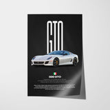 599 GTO Car Poster
