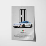 599 GTO Car Poster