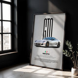 599 GTO Car Poster