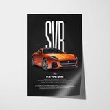 F-Type SVR Car Poster