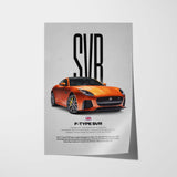 F-Type SVR Car Poster