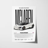 McLaren 750S Spider Poster