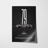 Type 79 Car Poster