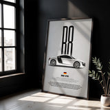 Audi R8 V10 Car Poster