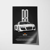 Audi R8 V10 Car Poster